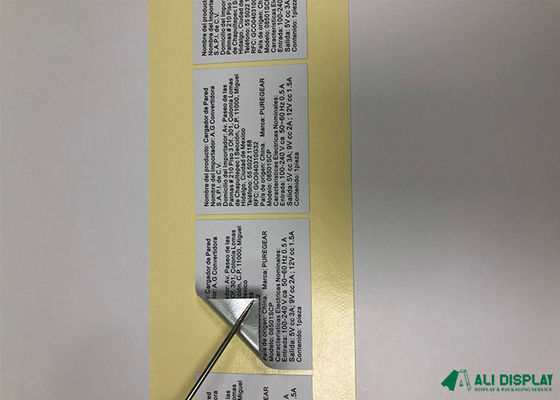 Kosmetik BOPP Perekat Label Stiker 30mm Kemasan Stiker Cetak Offset