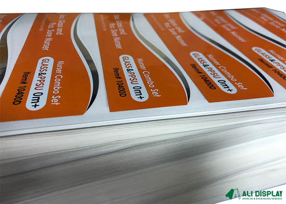 Stiker Label Perekat CMYK 15mm CDR Roll Stiker Label Harga Kustom